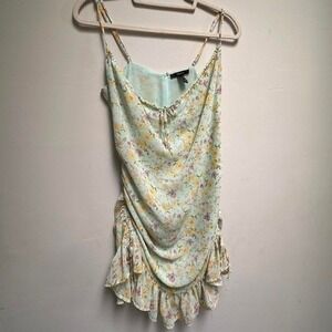 Floral Slip Dress Feminine Cottage Core Romantic Flirty